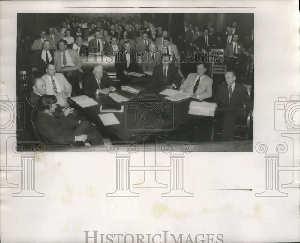 1954, Court room scene at trial of Albert Fuller, Alabama - abna14998 - Historic Images