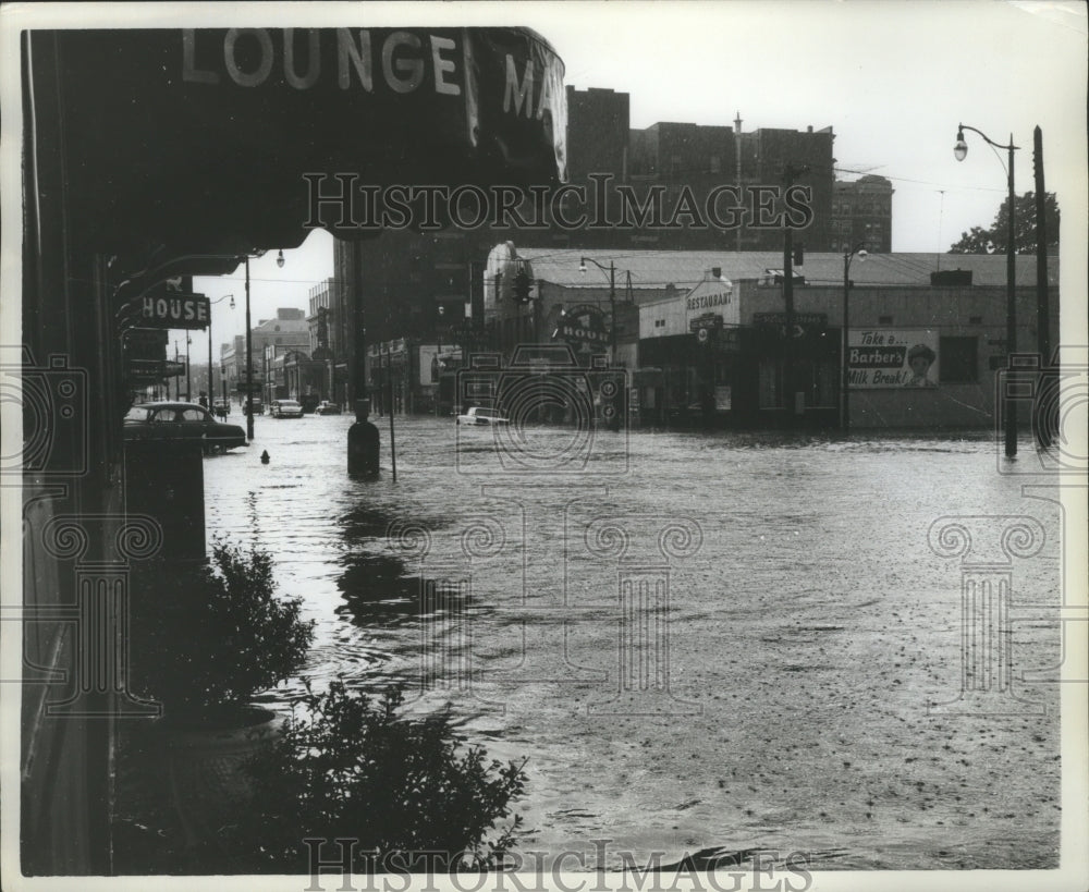 1965, Flooded Streets, Floods of Birmingham, Alabama - abna15075 - Historic Images