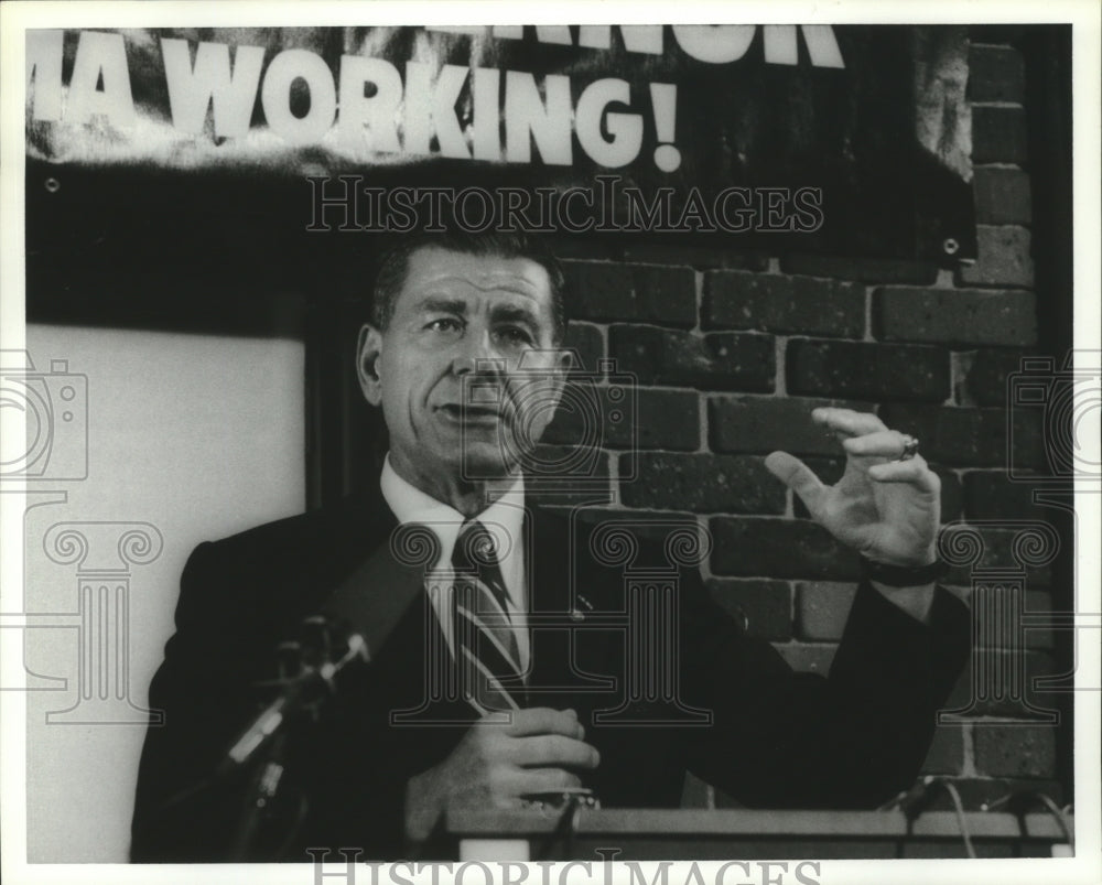1982 Press Photo Politician Emory Folmar - abna15121 - Historic Images