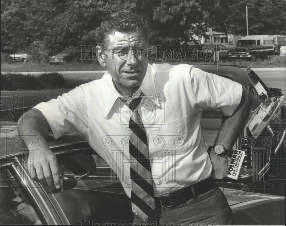 1982 Press Photo Alabama Politician Emory Folmar - Mayor of Montgomery - Historic Images