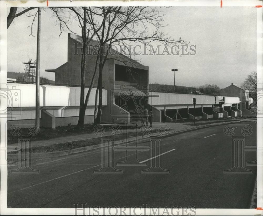 1975, Huntsville Parking deck across from Van Braun Civic Center - Historic Images