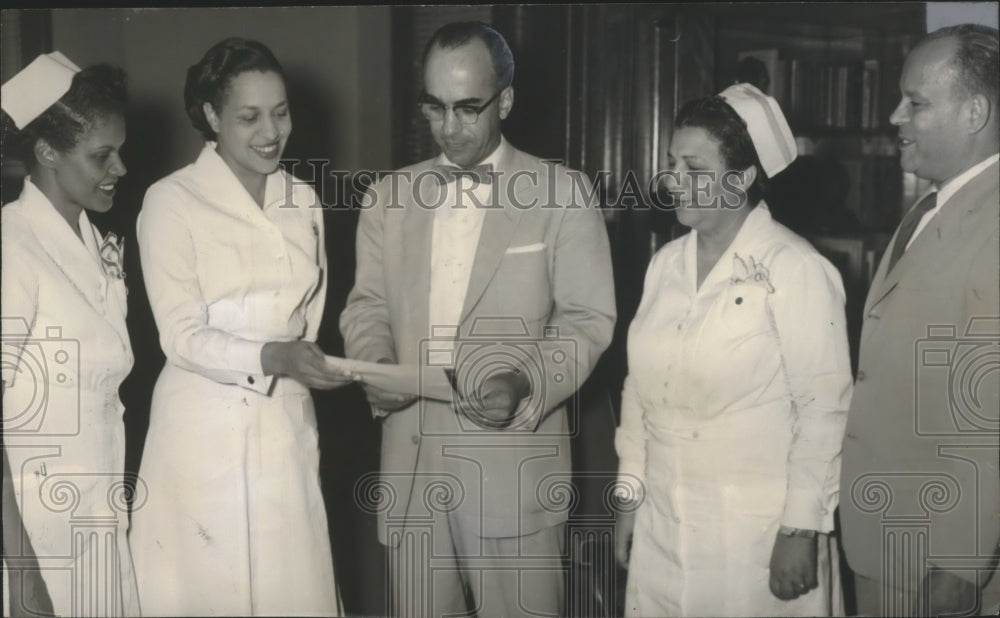 1954, Mrs. Noel C. Mitchell, Mrs. Barbara B. Robinson, Others Event - Historic Images