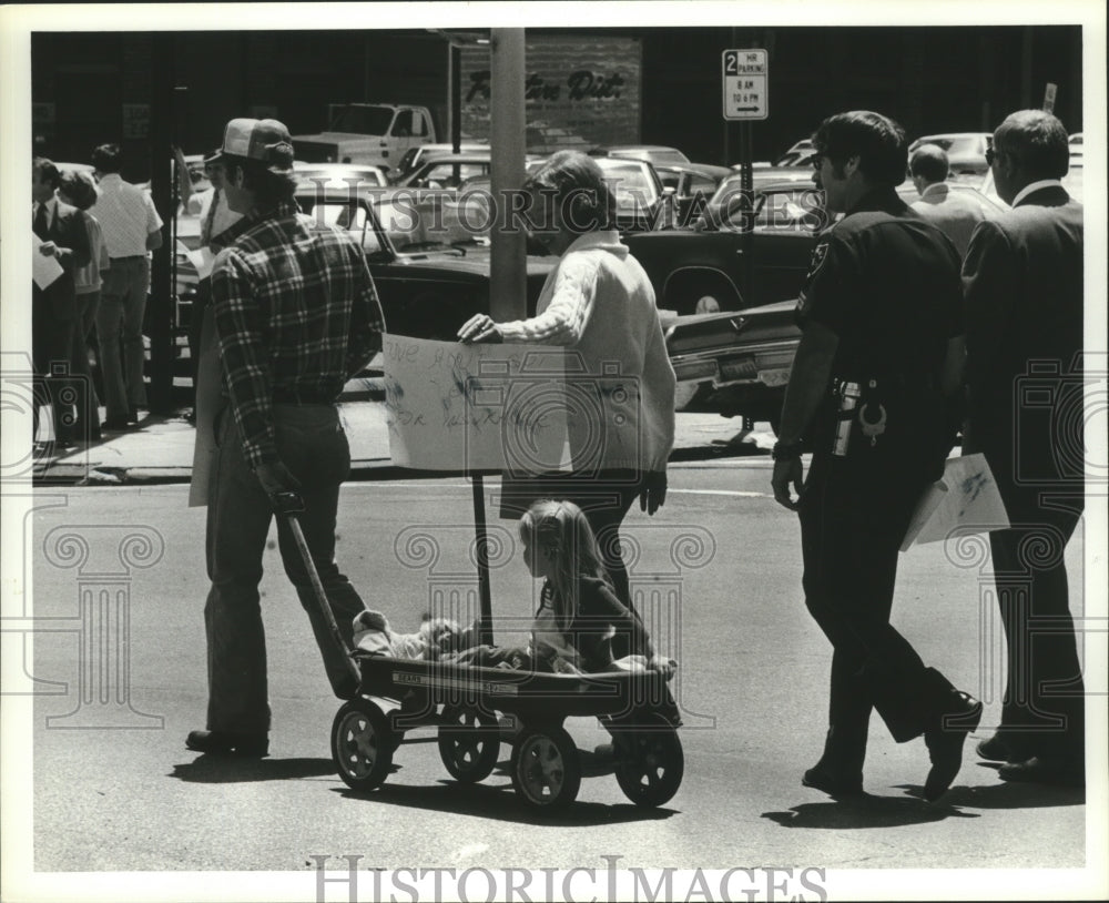 1979 Birmingham, Alabama City Employees at Demonstration-Historic Images