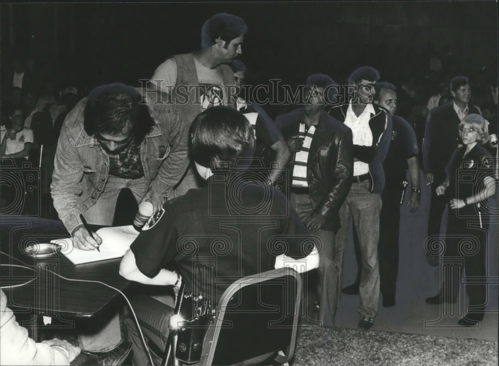 1979, Birmingham, Alabama Police Meet To Discuss Protests - abna15269 - Historic Images