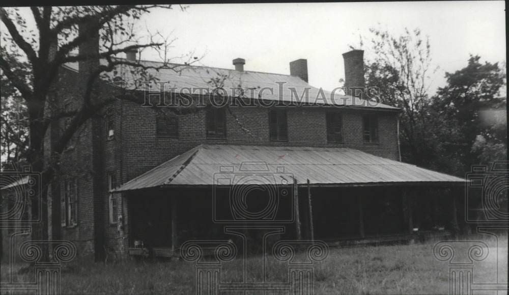 1978 Press Photo Foscue Historic House near Demopolis, Alabama - abna15303 - Historic Images