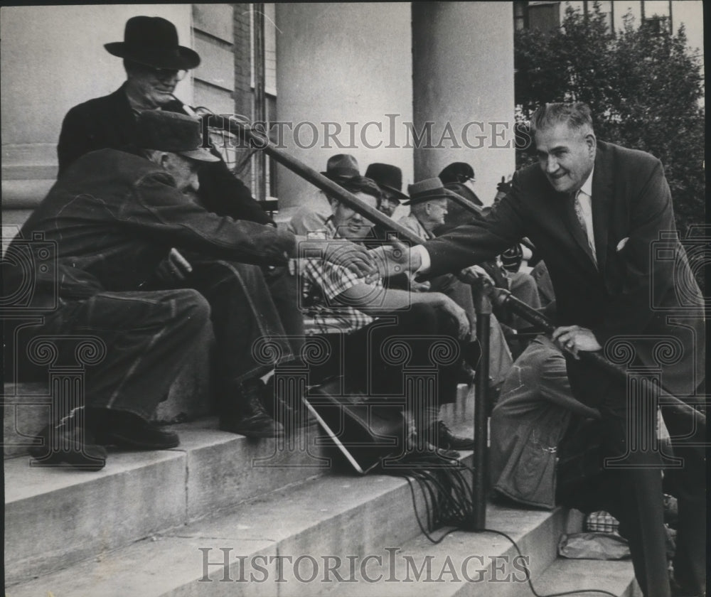 1966 Press Photo James E. Folsom, Former Governor Campaigns Again - abna15478 - Historic Images