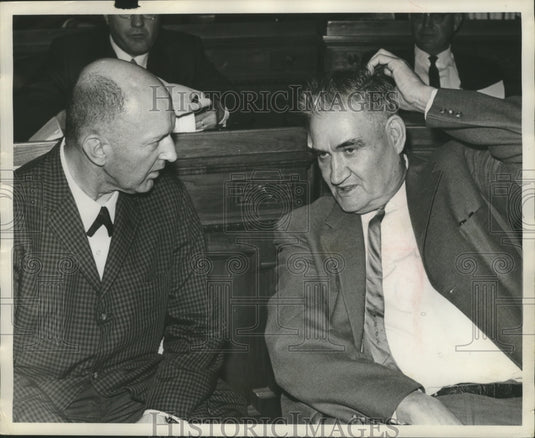 1965 Rankin Fite & James E. Folsom, Former Governor of Alabama-Historic Images