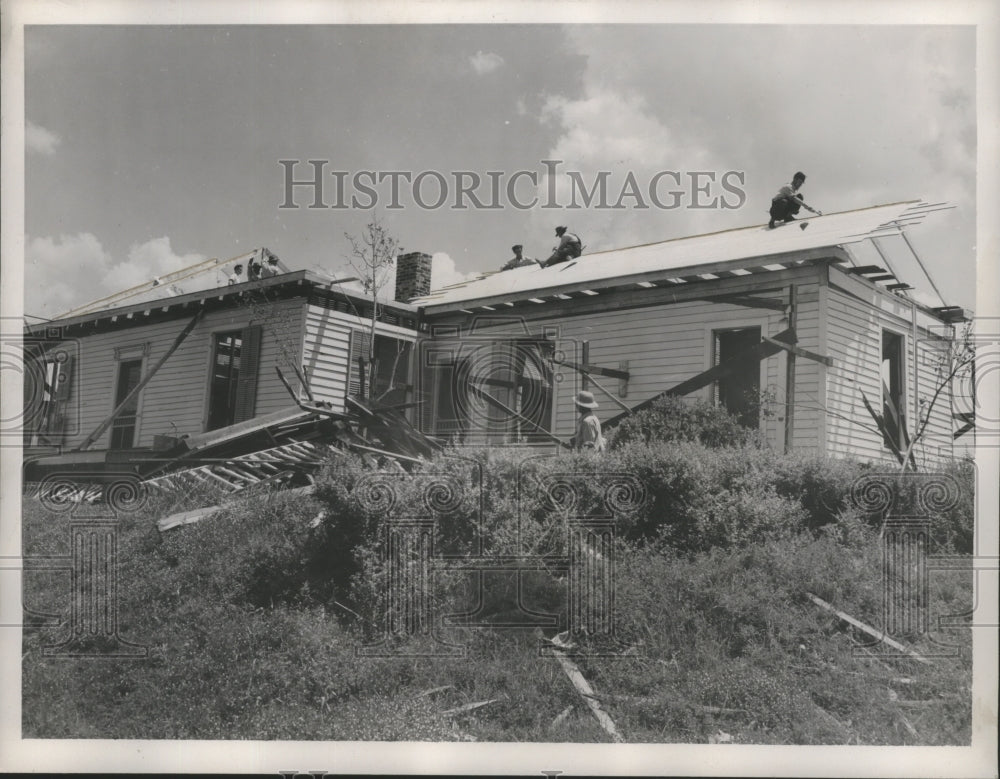 1948, Opelika, Alabama Rebuilds From Recent Tornado Strike - Historic Images