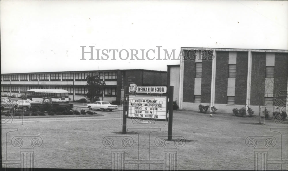1969 Press Photo Opelika High School, Opelika, Alabama - abna15593 - Historic Images