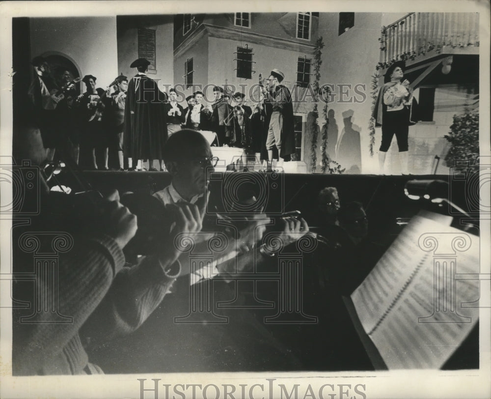 Musicians playing for the Civic Opera, Birmingham, Alabama-Historic Images