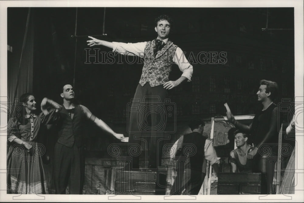 1989 Guy Stroman plays P.T. Barnum, Summerfest production, Alabama - Historic Images