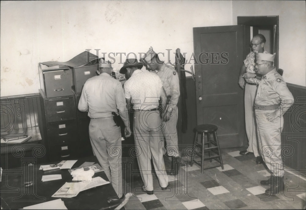 1954 American Finance Company raided by National Guardsmen, Lottery-Historic Images