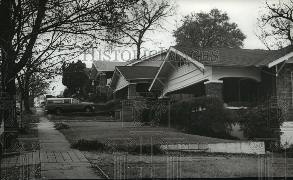 1981 View from 23rd Street and 14th Avenue, North Birmingham - Historic Images