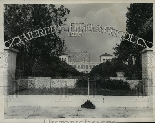 1953 Press Photo Murphy High School in Mobile, Alabama - abna15931 - Historic Images