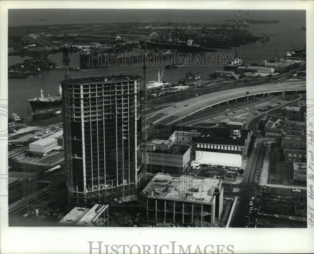1983 Aerial View of Mobile, Alabama - Historic Images