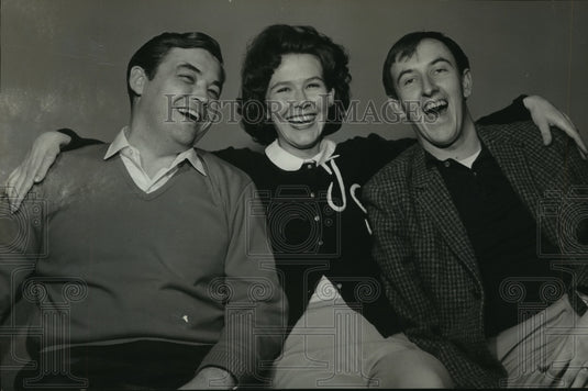 1965, Actors in "The Gazebo" Next for Town & Gown - abna15962 - Historic Images