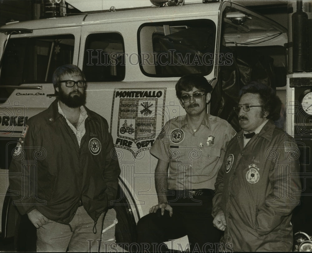 1978 Press Photo Montevallo, Alabama Fire Department Members - abna16022 - Historic Images