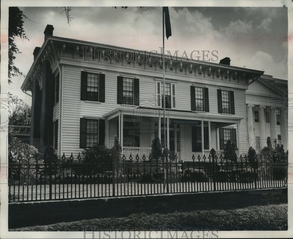 1958 Exterior View, White House of the Confederacy, Montgomery, AL - Historic Images