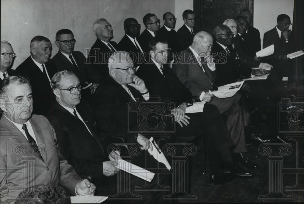 1966 Mayors, Editors, Civic Leaders, Taggart Science Building Event - Historic Images