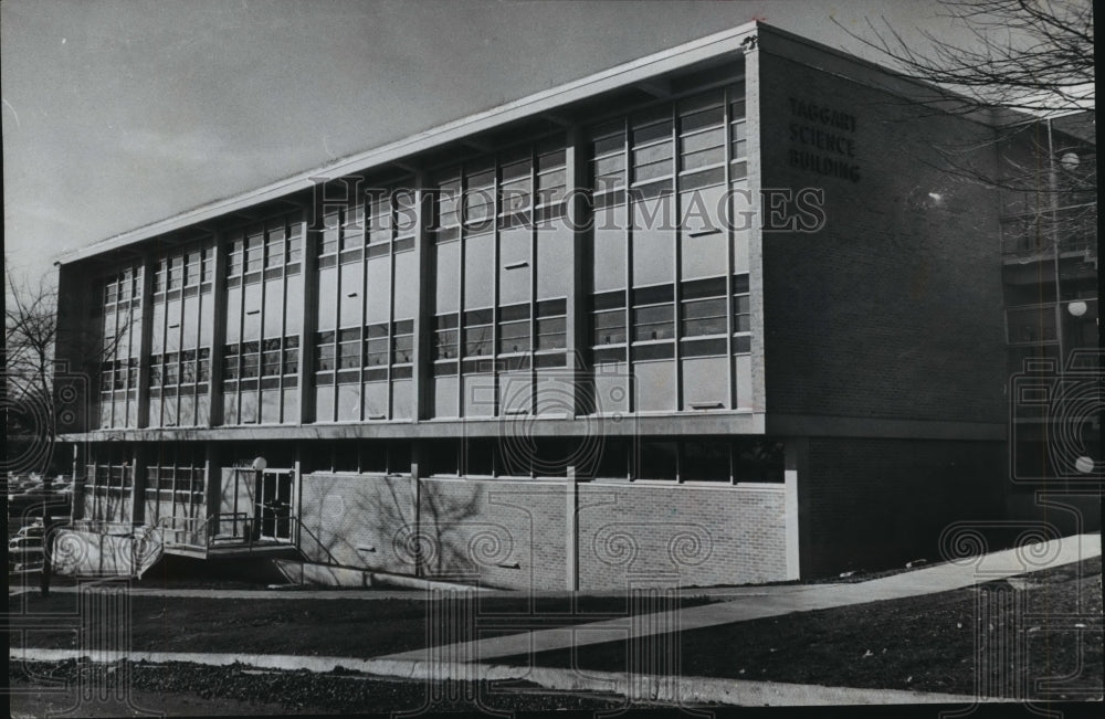 1966 Press Photo Taggart Science Building at Miles College, Birmingham, Alabama - Historic Images