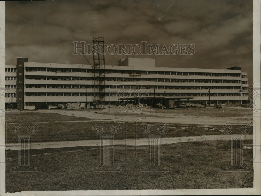 1951 Press Photo Mobile, Alabama Infirmary, Exterior View of Medical Center - Historic Images