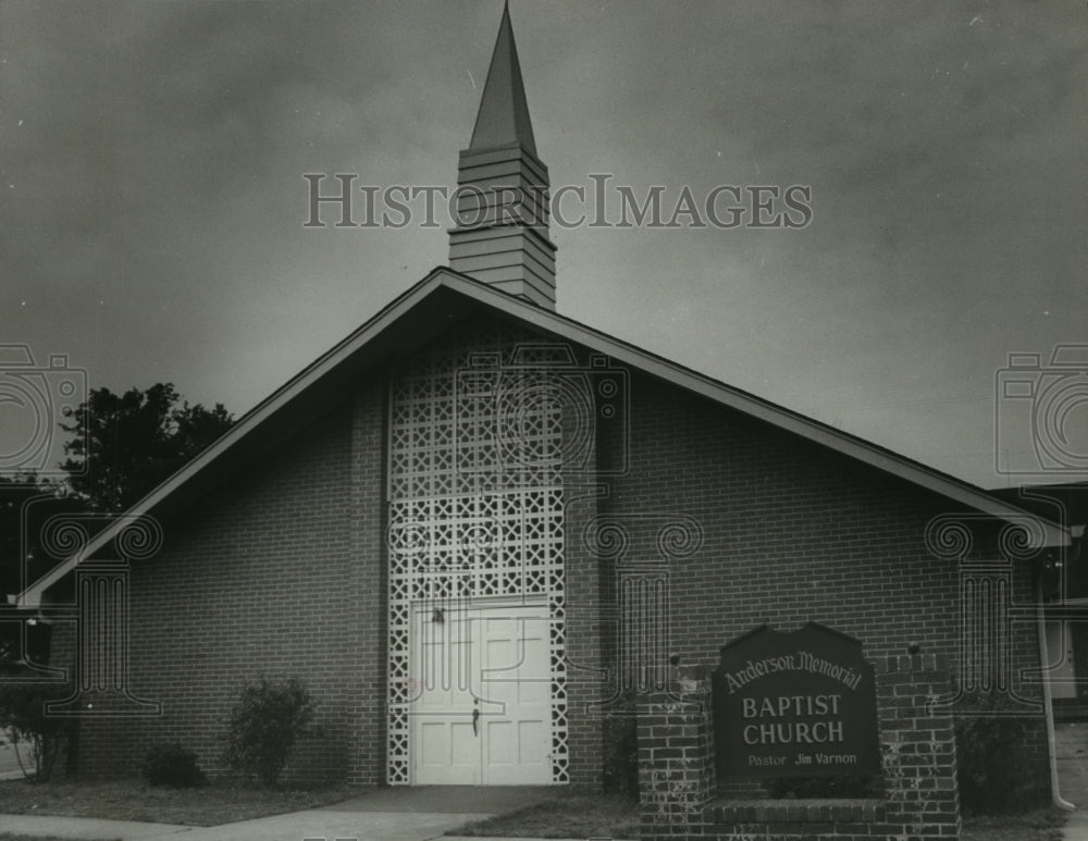 1980, Anderson Memorial Baptist Church, Lipscomb, Alabama - abna16284 - Historic Images