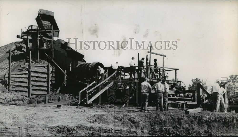 1962 Brown Ore Washer at ARMCO Mining, Pike County, Alabama-Historic Images