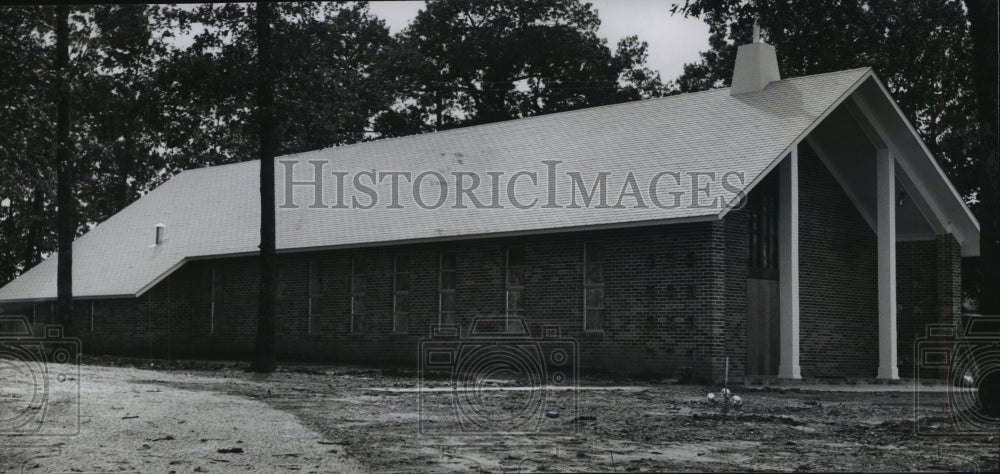 1962, Methodist church in Mount Olive, Alabama - abna16435 - Historic Images