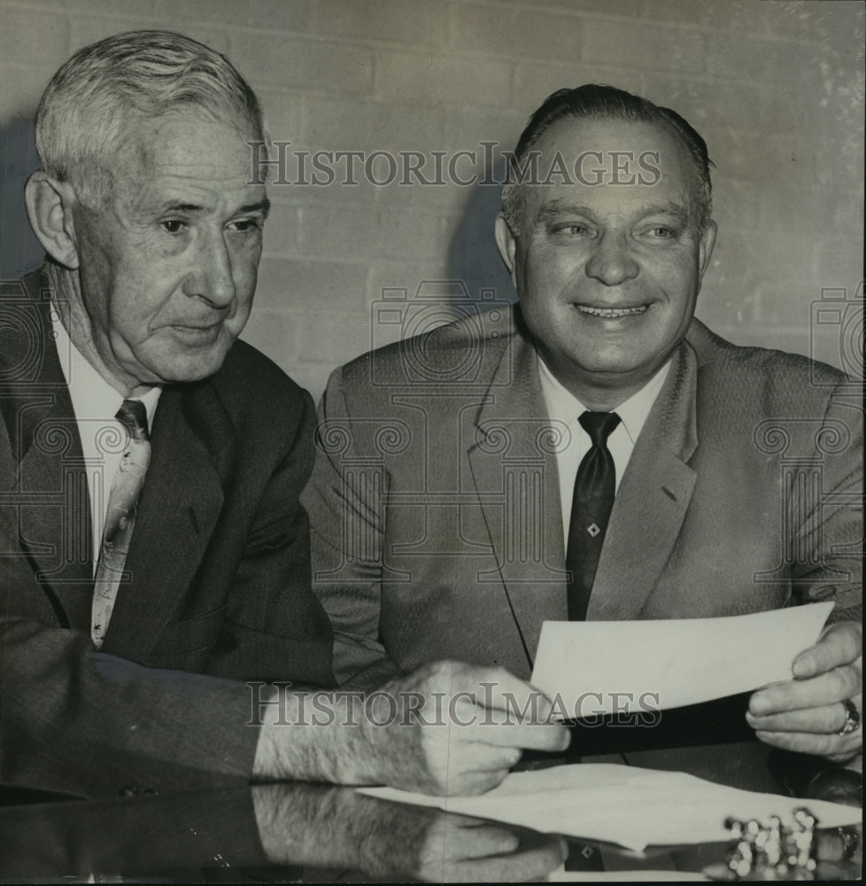 1963 Hueytown Mayor Majors Nordan & Pleasant Grove Mayor C. Mann, AL-Historic Images