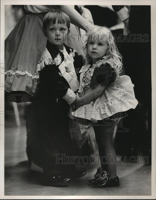1985 'Little' Mycroft Square Tappers at convention in Birmingham - Historic Images