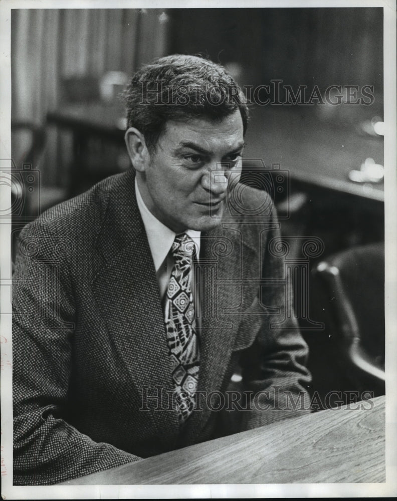 1974 Press Photo Mayor Curtis Parks, Jr, Fultondale, Alabama - abna16527 - Historic Images