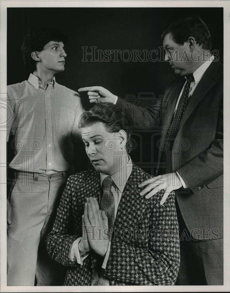 1989 Press Photo Actors from Birmingham Festival Theater play &quot;Tartuffe&quot; - Historic Images