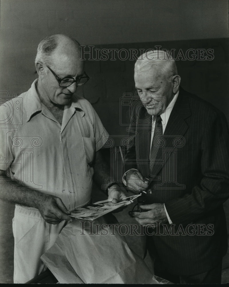 1981, Ray Acton &amp; Crack Hanna at Phenix City National Guard Reunion - Historic Images