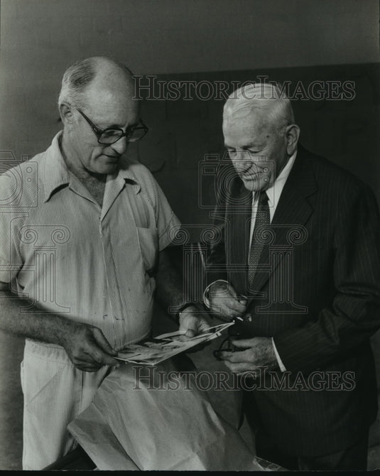 1981, Ray Acton & Crack Hanna at Phenix City National Guard Reunion - Historic Images
