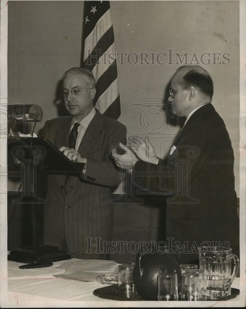 1950 Press Photo Gordon Persons, Politician, Opens Campaign, Governor of Alabama-Historic Images