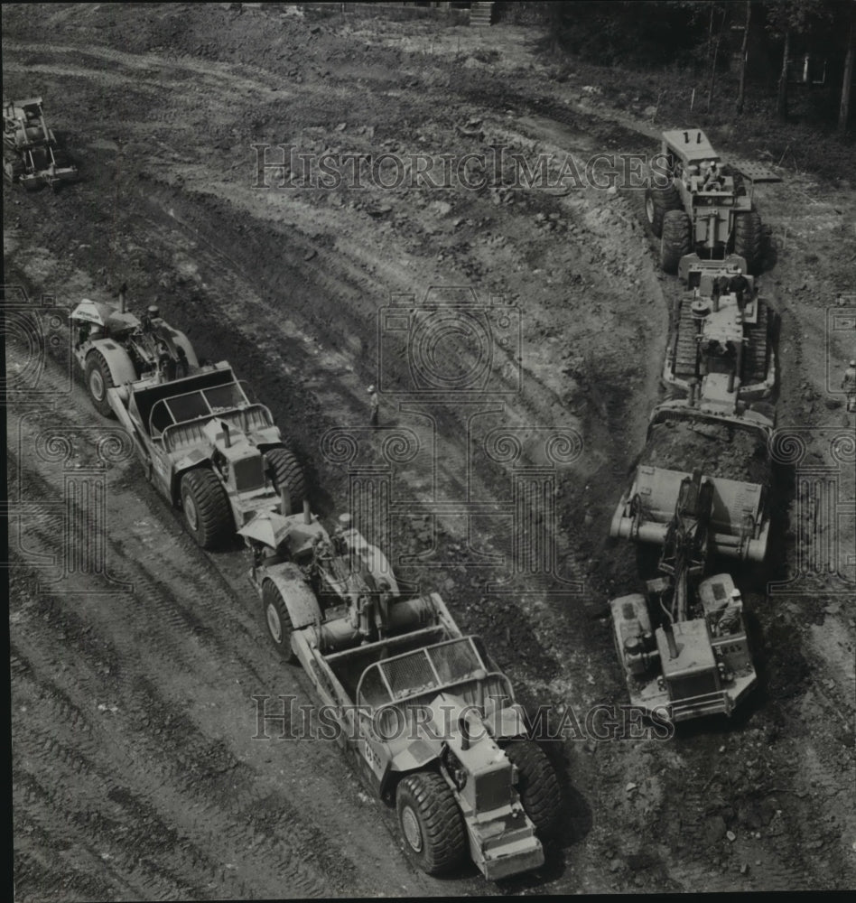 1966, Construction Machinery in Alabama - abna16670 - Historic Images