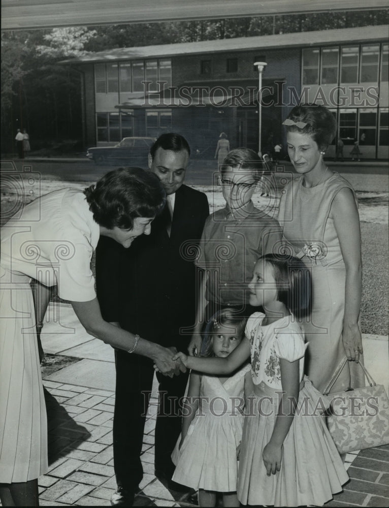 1962 Press Photo Highlands Day School, Mountain Brook, Alabama, Open House - Historic Images