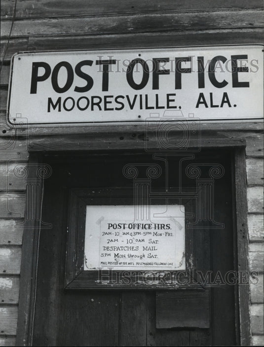 1972, Mooresville,Alabama post office - abna16757 - Historic Images