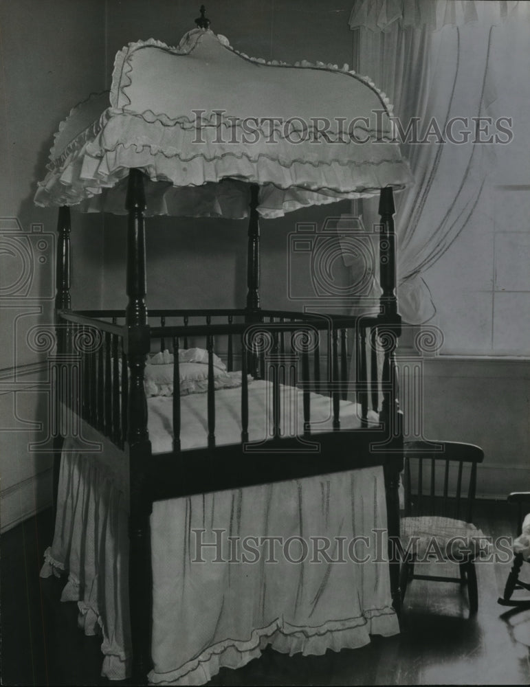 1958 Crib in Confederate White House, Montgomery, Alabama-Historic Images
