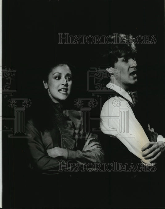 1982, Members of the "Off the Street Productions" Groups perform - Historic Images
