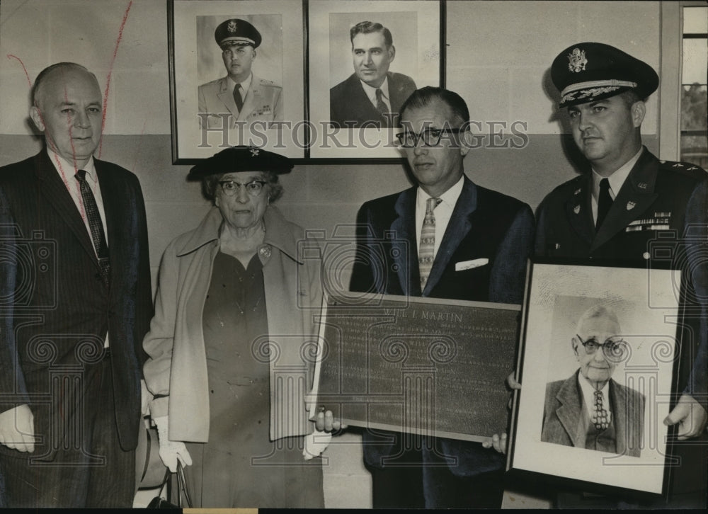 1957 Press Photo Martin Air National Guard station dedication, Gadsden, Alabama - Historic Images