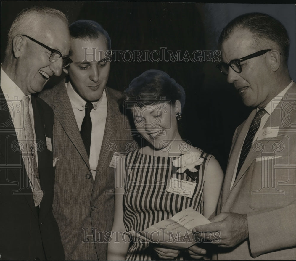 1957, Gadsden, Alabama Mayor Hugh Patterson Junior with Guests - Historic Images