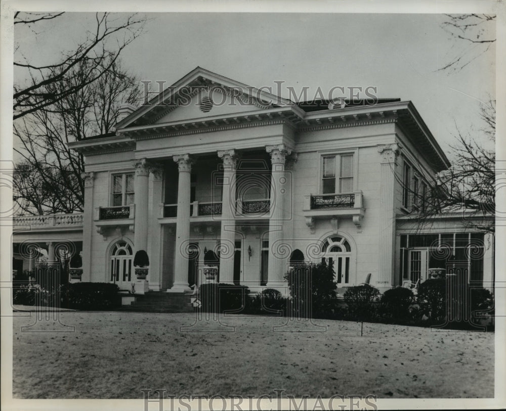 Press Photo Montgomery, Alabama Governor&#39;s Mansion - abna17005 - Historic Images