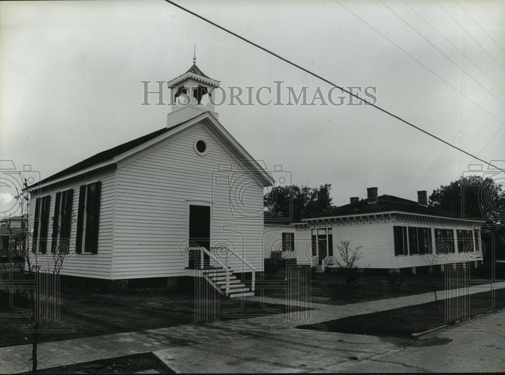 1982 Press Photo Church from 1880s in Montgomery, Alabama Historic District - Historic Images