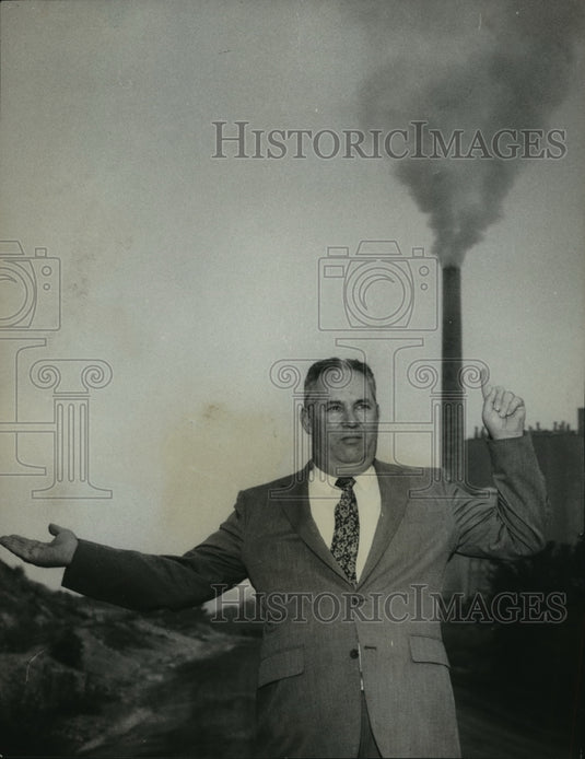 1970 Press Photo Midfield, Alabama Mayor William "Bill" Waldrop - abna17123 - Historic Images