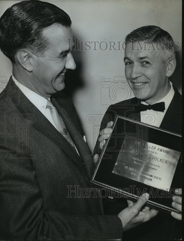 1963 Press Photo Fuller Award Presented to Dr. J.F. Volker - abna17141 - Historic Images