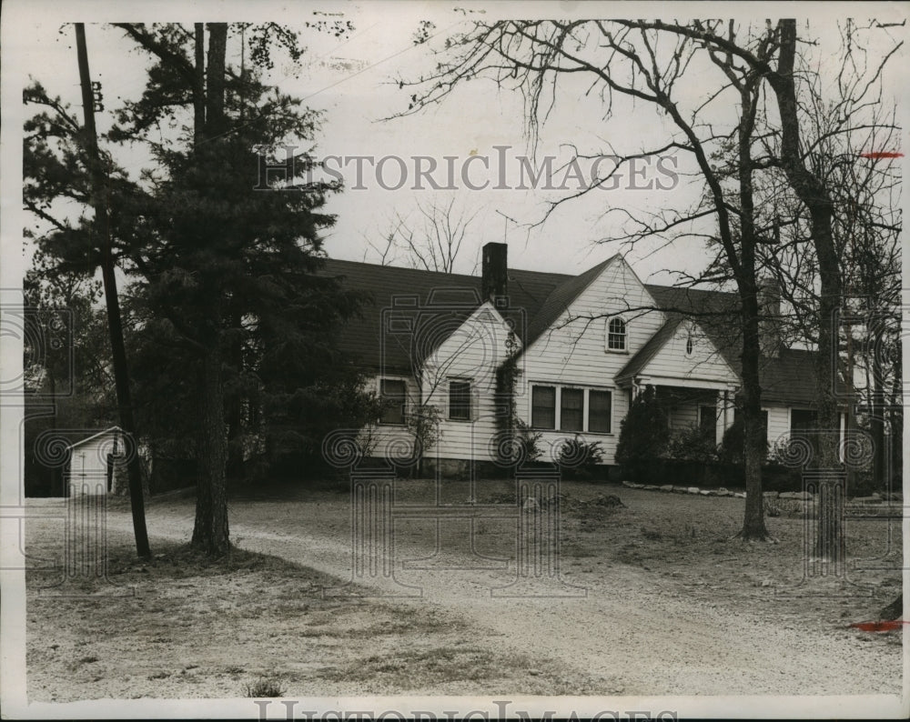 1953 Press Photo Vestavia Hills,Alabama Town Hall - abna17243-Historic Images