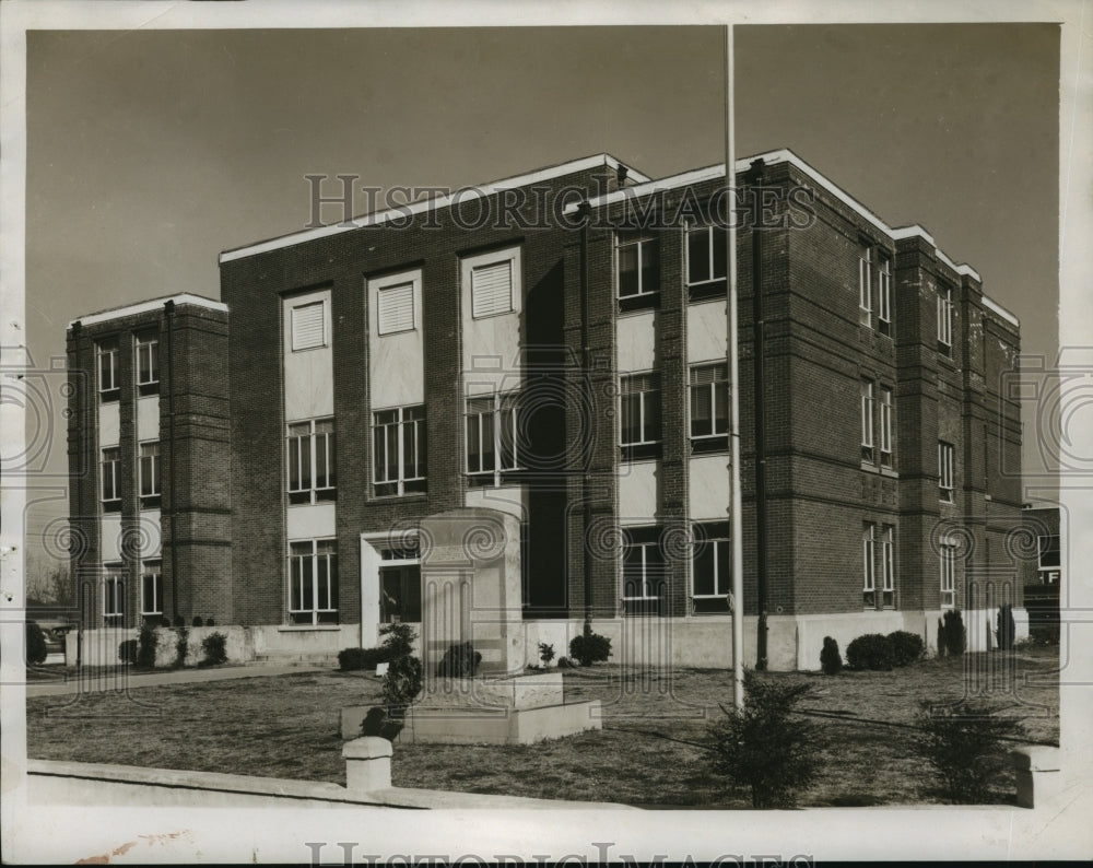 1953 Press Photo Lamar County courthouse in Vernon, Alabama - abna17267 - Historic Images