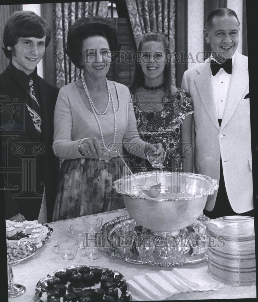1974 Samford University President and Wife at Freshman Reception-Historic Images
