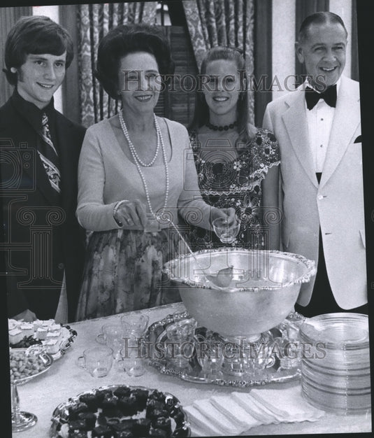 1974 Samford University President and Wife at Freshman Reception-Historic Images